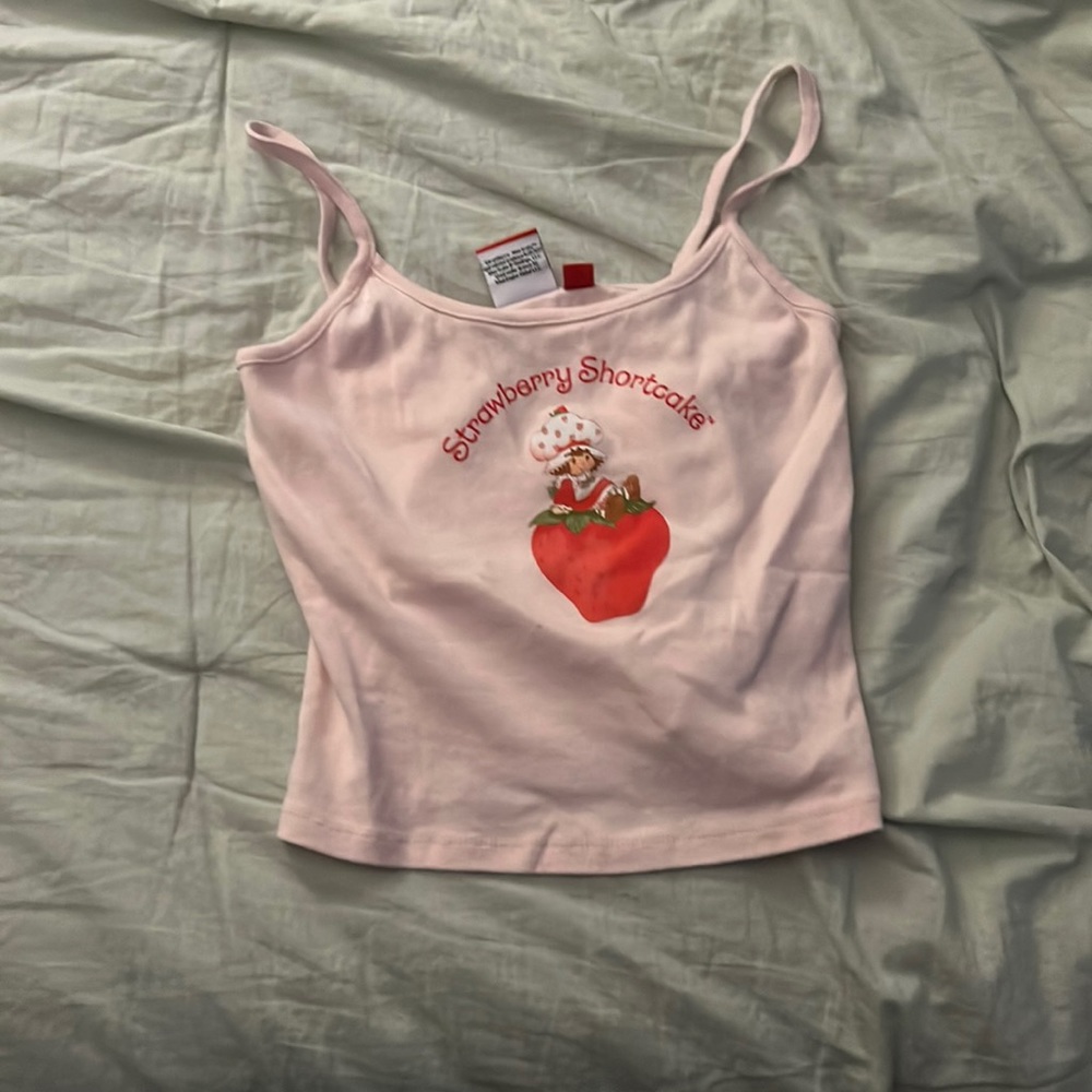 strawberry shortcake crop top